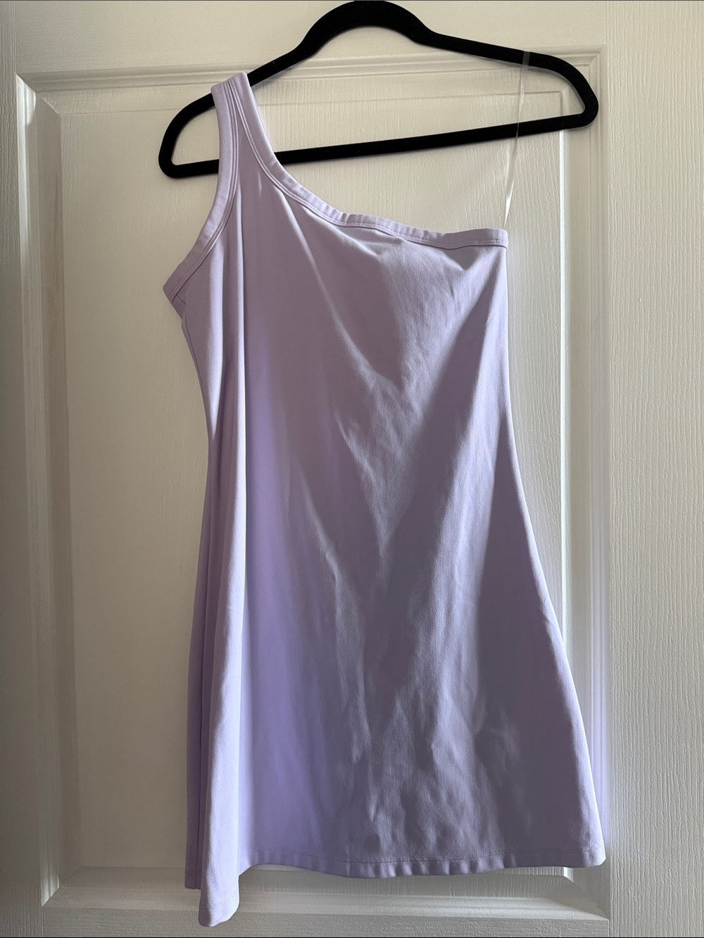 Women's One-Shoulder Lavender Dress